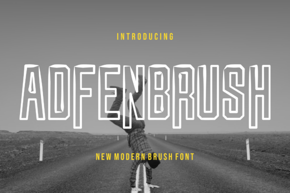 Adfenbrush Font: Elevating Small Business Branding