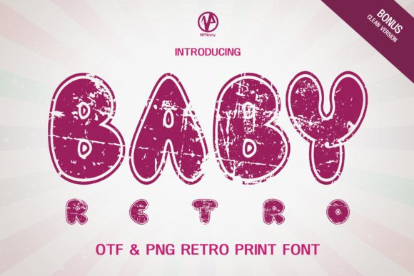 Baby Retro Font: Vintage Branding for Small Business