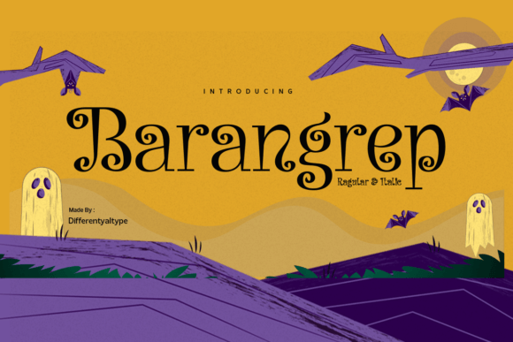 Barangrep Font: Elevate Digital Campaign Visuals