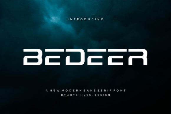 Bedeer Font: A Modern Display Typeface for Digital Layouts