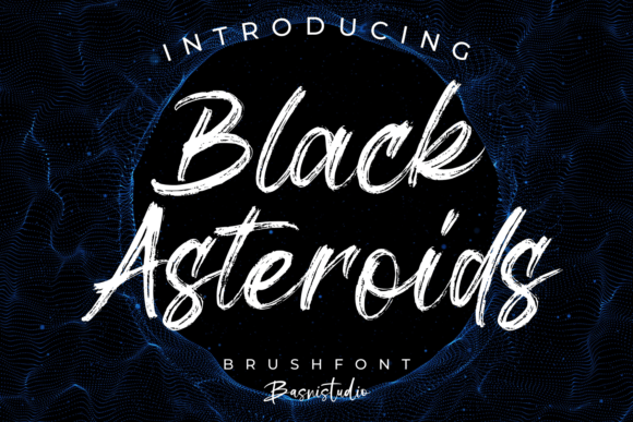 Black Asteroids Font: Bold Display Type for Campaigns