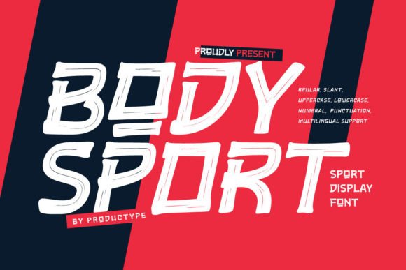 Bodysport Font: Adding Energy to Athletic Brand Identity
