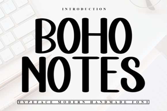 Boho Notes Font: Bold Editorial Typography