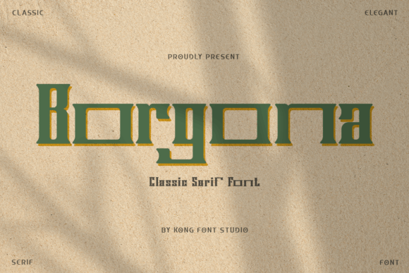 Borgona Font: A Vintage Typeface for Editorial Design