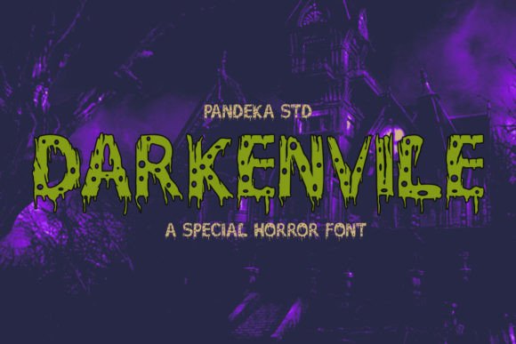 Darkenvile Font Review: Spooky Display Type for Campaigns