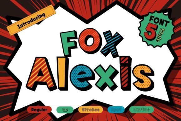 Fox Alexis Font: A Playful Display Typeface for Web Design