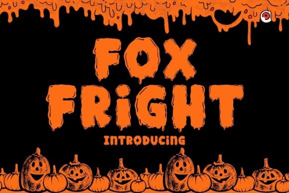 Fox Fright Font: Playful Type for Halloween Crafts