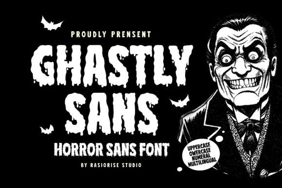 Ghastly Sans: A Horror Display Font for Web Design
