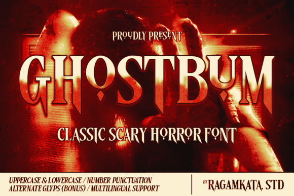 Ghostbum Font Review: A 70s Horror Typeface for Campaigns