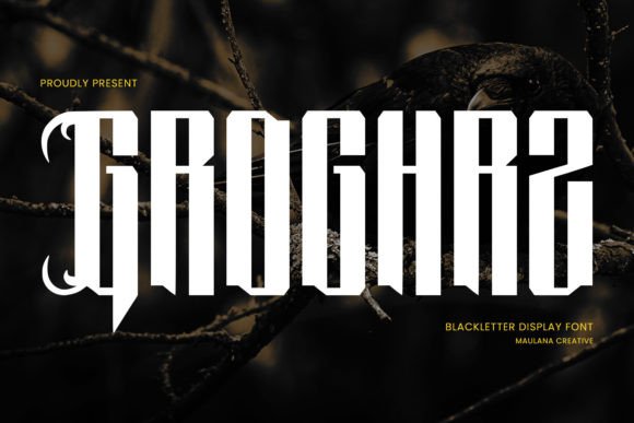 Groghrz Font: Adding Authentic Mood to Editorial Layouts