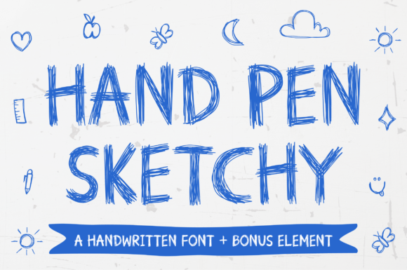 Hand Pen Sketchy Font for Playful Web Design