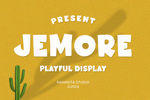 Jemore Font: Bold Retro Display for Digital Campaigns
