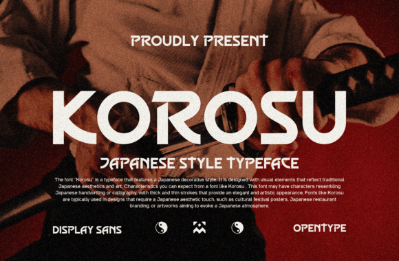 Korosu Font Review: Japanese Style for Web Design
