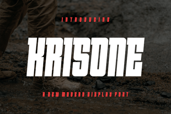 Krisone Font: A Modern Typeface for Brand Identity