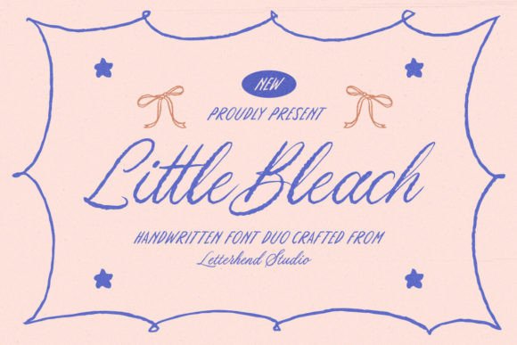 Little Bleach Font: A Handmade Maker’s Display Typeface