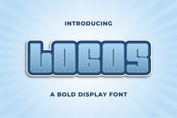 Logos Font: Bold Display Typography for Web Design