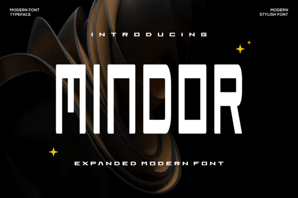 Mindor Font: A Modern Display Typeface for Branding