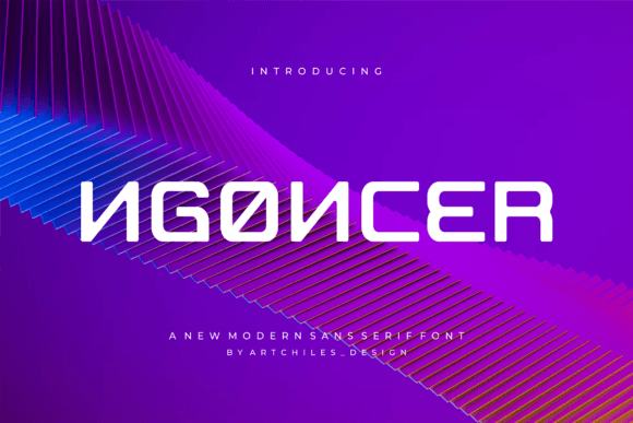 Ngoncer Font: Modern Display Typography for Digital Campaigns