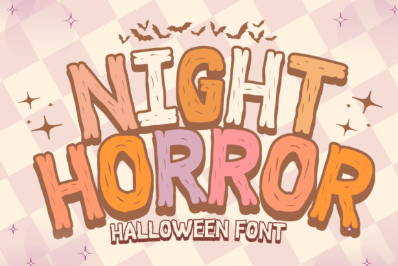 Night Horror Font: A Display Typeface for Editorial Mood