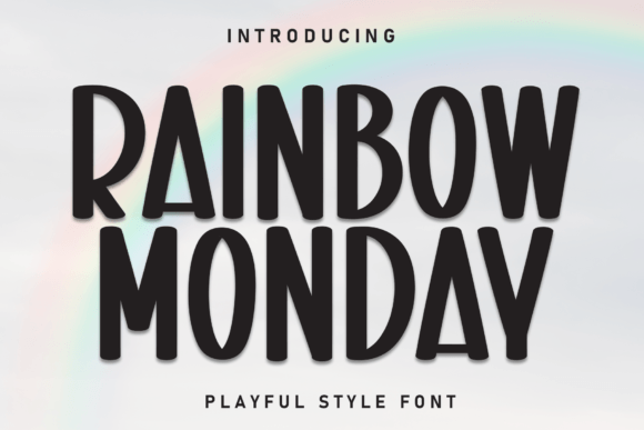 Rainbow Monday Font: Adding Joy to Editorial Design