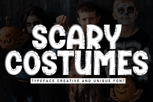 Scary Costumes Font: Joyful Branding for Small Business