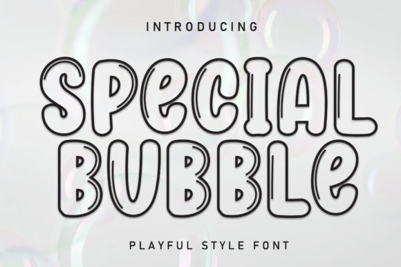 Special Bubble Font: A Display Typeface for Playful Campaigns