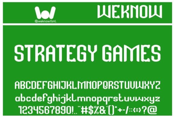 Strategy Games Font: Gothic Sci-Fi for Campaigns