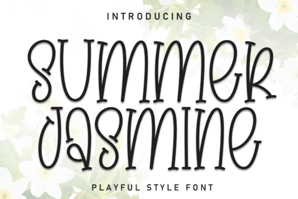 Summer Jasmine Font for Playful Web Design