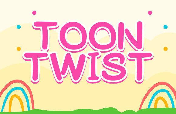 Toontwist Font: Playful Display Type for Makers